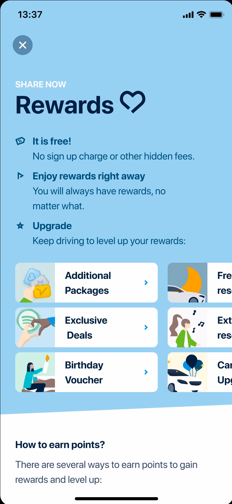 Iteration 2 — teaser and tier calc screen 1